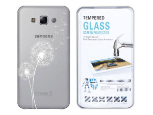Etui Do Samsung Galaxy E7 Kreatui Koronka + Szkło