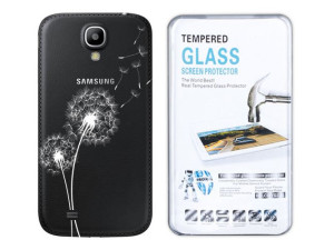 Samsung Galaxy S4 I9500 Etui Koronka Nadruk +szkło