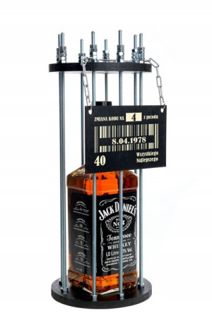 KLATKA NA ALKOHOL Whisky PREZENT Urodziny 18 20 30