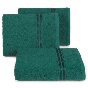 Ręcznik bawełniany frotte LORI 70X140 ciemny zielony