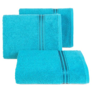 Ręcznik bawełniany frotte LORI 50X90 jasny turkusowy