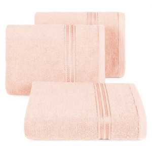 Ręcznik bawełniany frotte LORI 70X140 jasny różowy