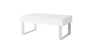 Ława Calabrini 110cm biały/biały połysk