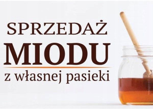 Tablica DUŻA XL reklamowa SPRZEDAŻ MIODU F244