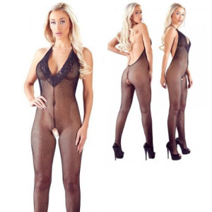 Sex Body Catsuit Siateczkowy S-L Bielizna Erotyczna
