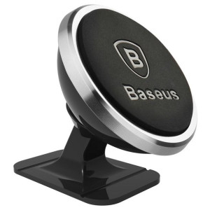Magnetyczny Uchwyt Samochodowy Do Telefonu Baseus - Srebrny