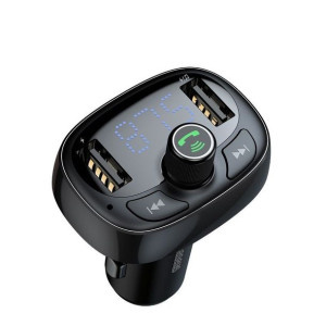 Baseus Transmiter Fm Z Bluetooth Usb Microsd (czarny)