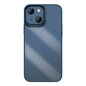 Przeźroczyste Etui Baseus Crystal Do Iphone 13 (niebieskie)