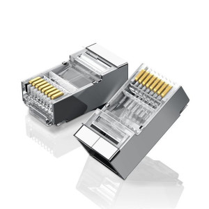 Metalowa Wtyczka Rj45 Ugreen Ethernet, 8p/8c, Cat.6, Utp (10szt.)