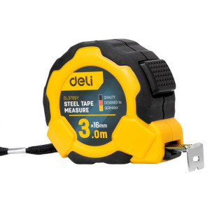 Miara Zwijana Deli Tools Edl3795y, 3m/16mm (żółta)