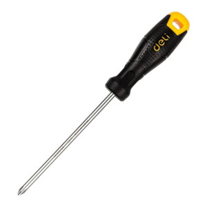 Wkrętak Krzyżakowy Deli Tools Edl626125, Ph2x125mm (czarny)