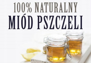 Tablica DUŻA XL reklamowa MIÓD PSZCZELI F242