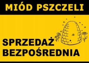 Tablica DUŻA XL reklamowa Miód z własnej pasieki F230