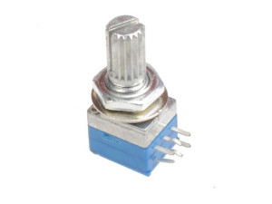 Potencjometr obrotowy 2x20k liniowy   /893