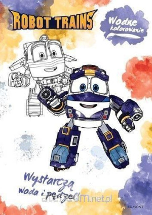 KOLOROWANKA Wodne kolorowanie. Robot Trains