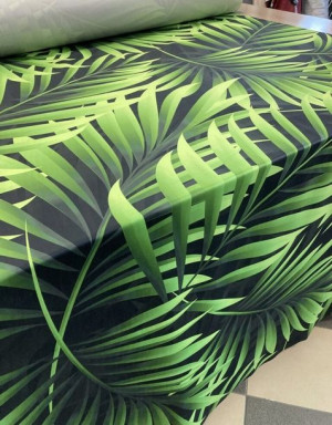 Materiał Plusz Welur Velvet Kwiaty Obrus Zasłony