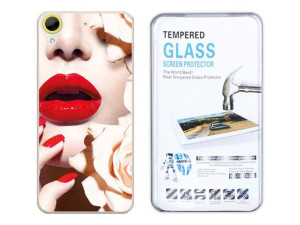 Htc Desire 650 Kreatui Etui Fotocase 0.3mm + Szkło