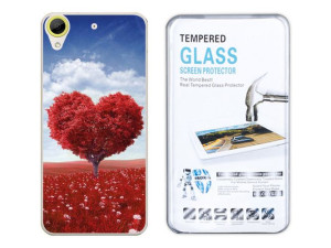 Htc Desire 650 Kreatui Etui Fotocase 0.3mm + Szkło