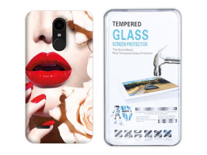 Lg K4 2017 Kreatui Etui Żel Fotocase 0.3mm + Szkło