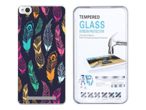 Kreatui Etui Artcase 0.3mm Xiaomi Redmi 3 + Szkło