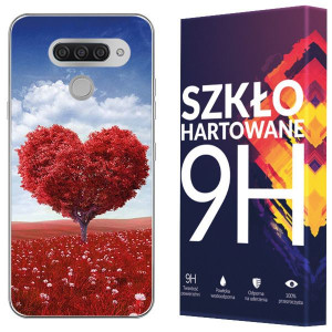 Etui Do Lg Q60 Kreatui Fotocase 0.3mm + Szkło 9h