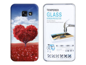 Galaxy A7 2017 A720 Kreatui Etui Case 0.3mm +szkło