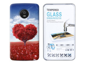 Lenovo Moto G5 Plus Kreatui Etui Case 0.3mm +szkło