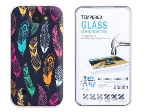 Lg K3 2017 Kreatui Etui Żel Artcase 0.3mm + Szkło