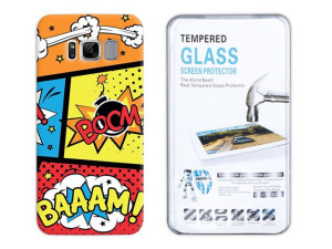Galaxy S8 G950 Kreatui Etui Artcase 0.3mm + Szkło