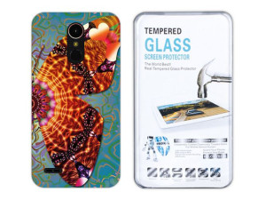 Lg K10 2017 Kreatui Etui Nadruk Artcase + Szkło