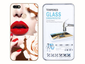 Huawei Y6 Pro 2017 Kreatui Etui Case 0.3mm + Szkło