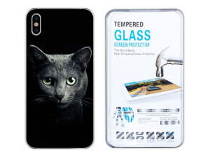 Iphone X Kreatui Etui Pokrowiec Fotocase + Szkło