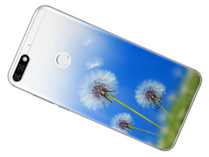 Huawei Y7 2018 Etui Gradient Nadruk Kreatui Case