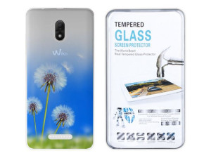 Wiko Jerry 3 Etui Gradient Nadruk Kreatui + Szkło