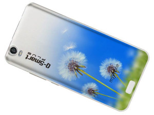 Myphone Q-smart Plus Etui Gradient Nadruk Case Tył