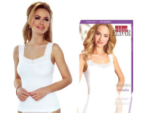 koszulka damska ELDAR ARIETTA biała bawełna 3XL