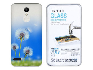 Lg K9 Etui Gradient Nadruk Kreatui Case + Szkło 9h