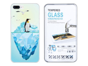 Iphone 8 Plus Kreatui Etui Nadruk Artcase + Szkło