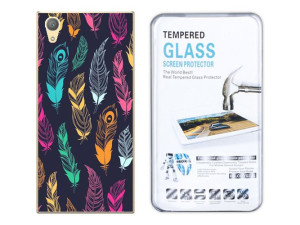Xperia Xa1 Plus Kreatui Etui Artcase 0.3mm + Szkło