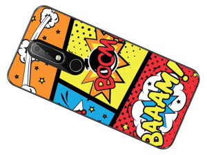Nokia 6.1 Plus Kreatui Etui Artcase Nadruk 0.3mm