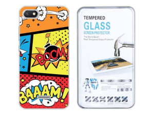 Xiaomi Redmi 6a Kreatui Etui Artcase 0.3mm + Szkło