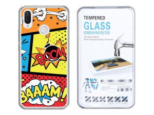 Huawei Honor Play Kreatui Etui Case 0.3mm +szkło