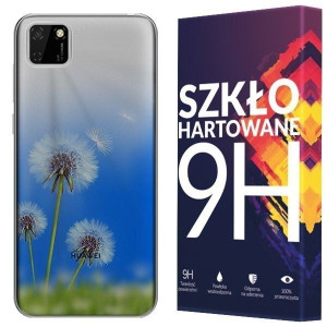 Etui Do Huawei Y5p Nadruk Gradient Kreatui + Szkło