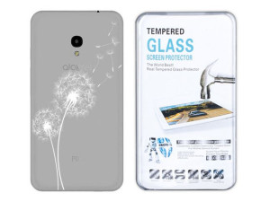 Alcatel Pixi 4 5.0 Etui Koronka Nadruk + Szkło 9h