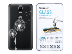 Huawei Y3 Etui Koronka Nadruk Kreatui Case + Szkło