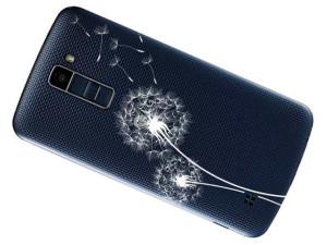 Lg K10 Etui Koronka Nadruk Kreatui Pokrowiec Case