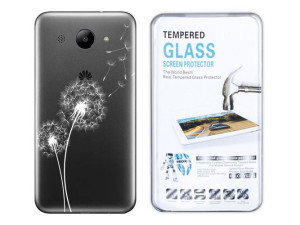Huawei Y3 2017 Etui Koronka Nadruk Kreatui + Szkło