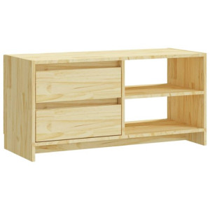 Szafka pod TV, 80x31x39 cm, drewno sosnowe