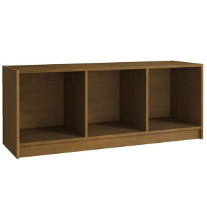 Szafka pod TV, miodowy brąz, 104x33x41 cm, drewno sosnowe