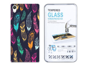 Kreatui Etui Artcase 0.3mm Sony Xperia Z2 + Szkło